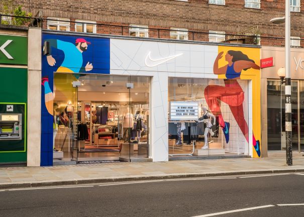 Nike goes Kings Road local, London: July 2021